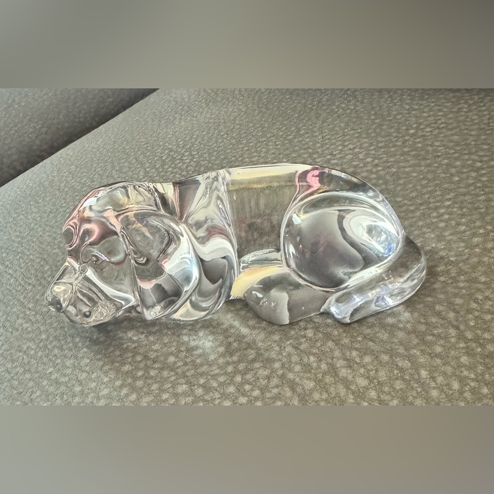 Princess House Paxton Puppy Pet Dog
Crystal Figurine Retired Heavy